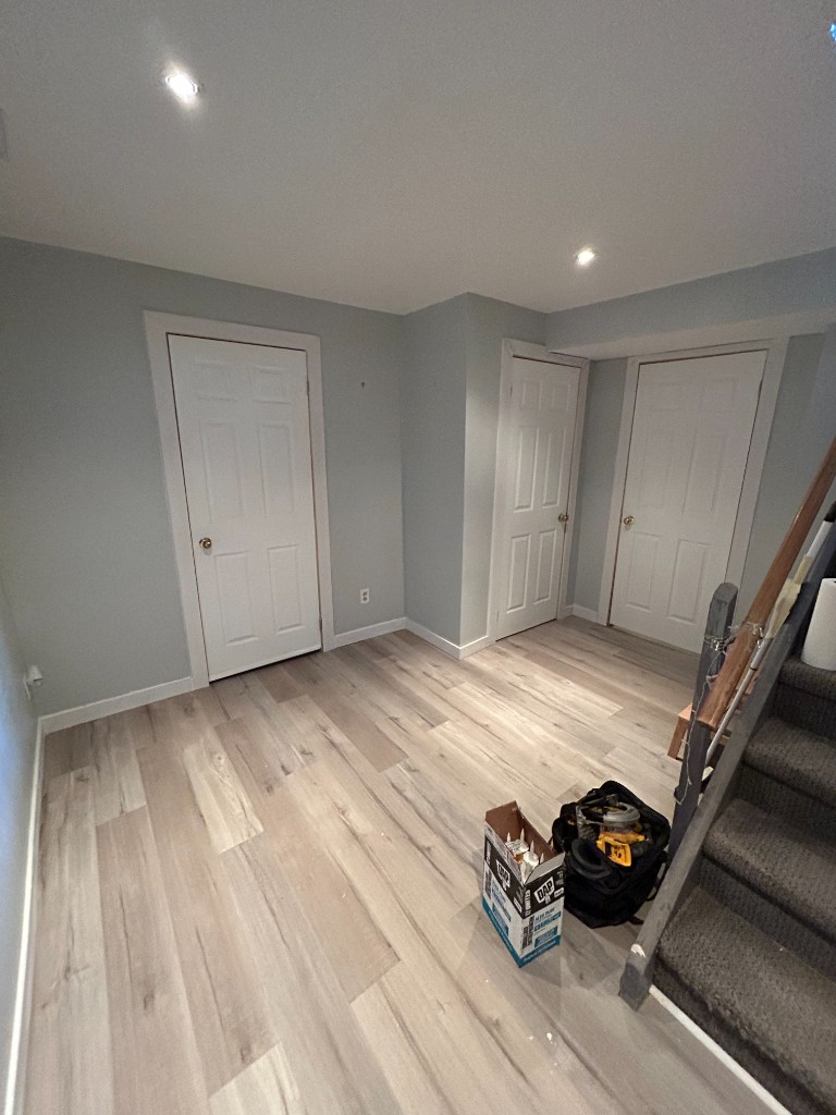 Recent finish work project photo